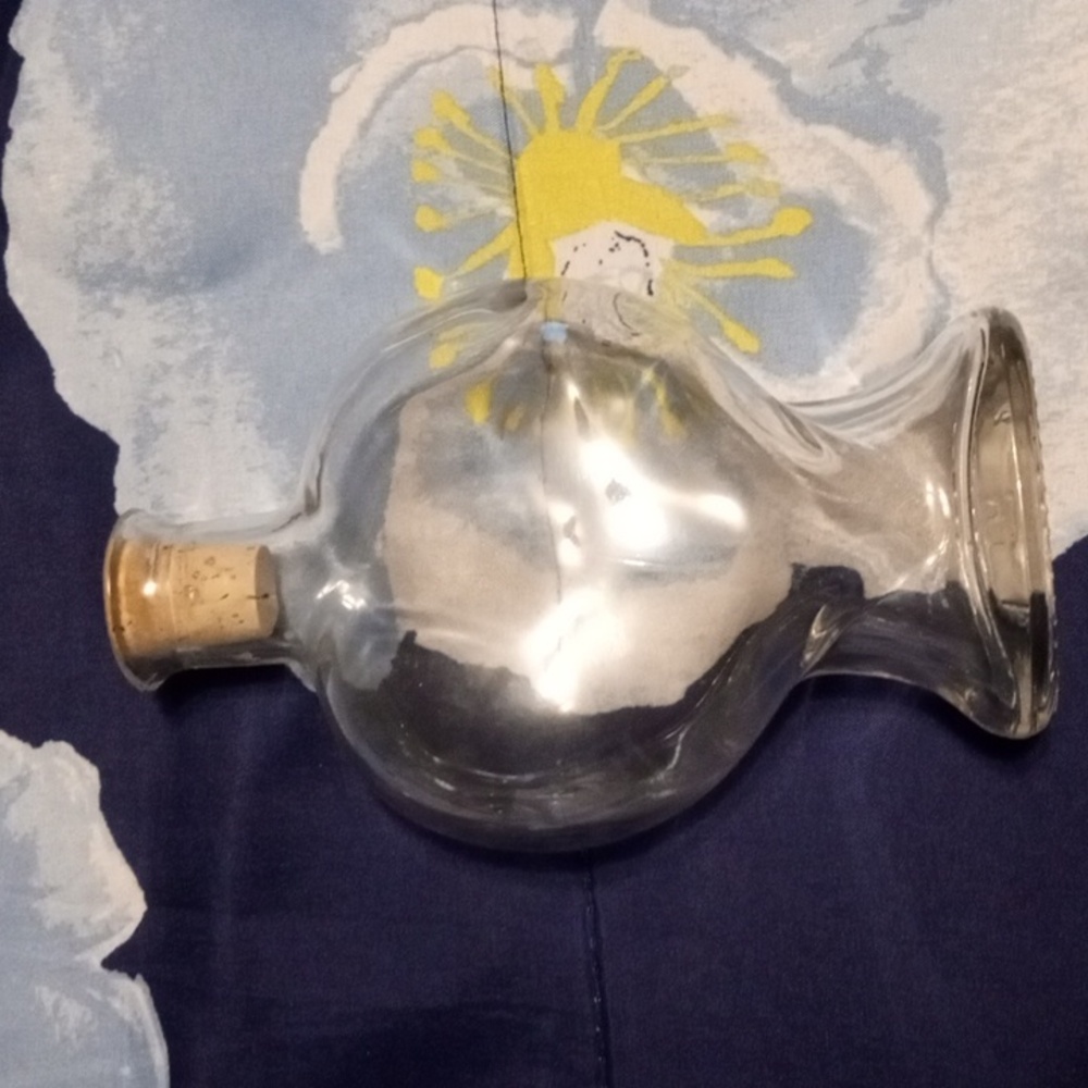 Vintage heart bottle